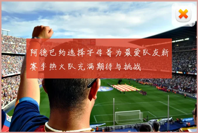 阿德巴约选择字母哥为最爱队友新赛季热火队充满期待与挑战